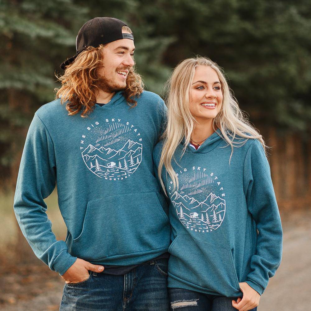 Big Sky State Hoodie (unisex) - MONTANA SHIRT CO.