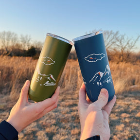 Montana Peaks Tumbler - Green