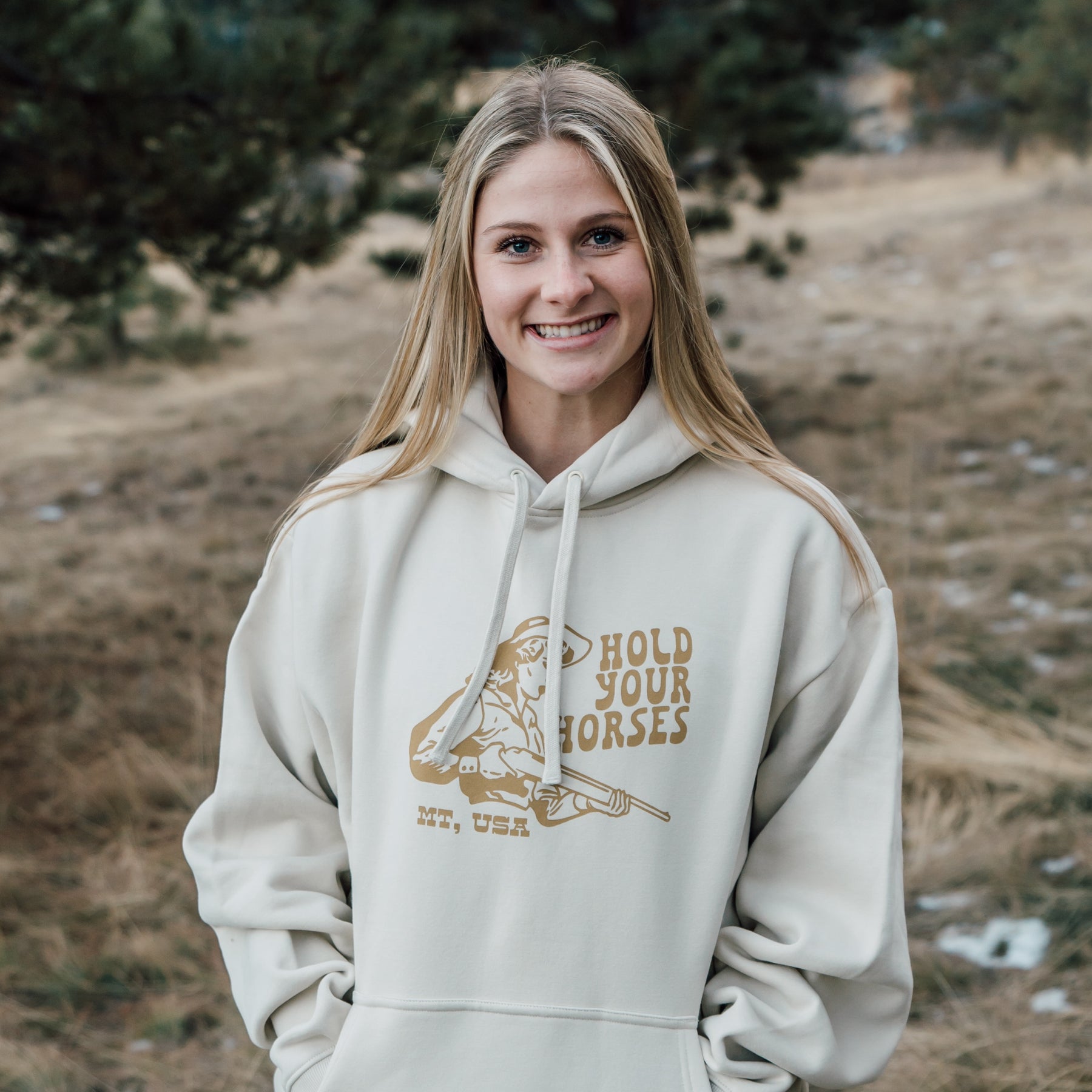 Hold Your Horses Heavyweight Hoodie