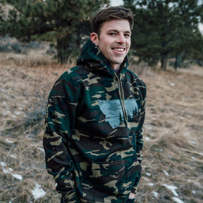 Alpine Forest Camo Heavyweight Hoodie