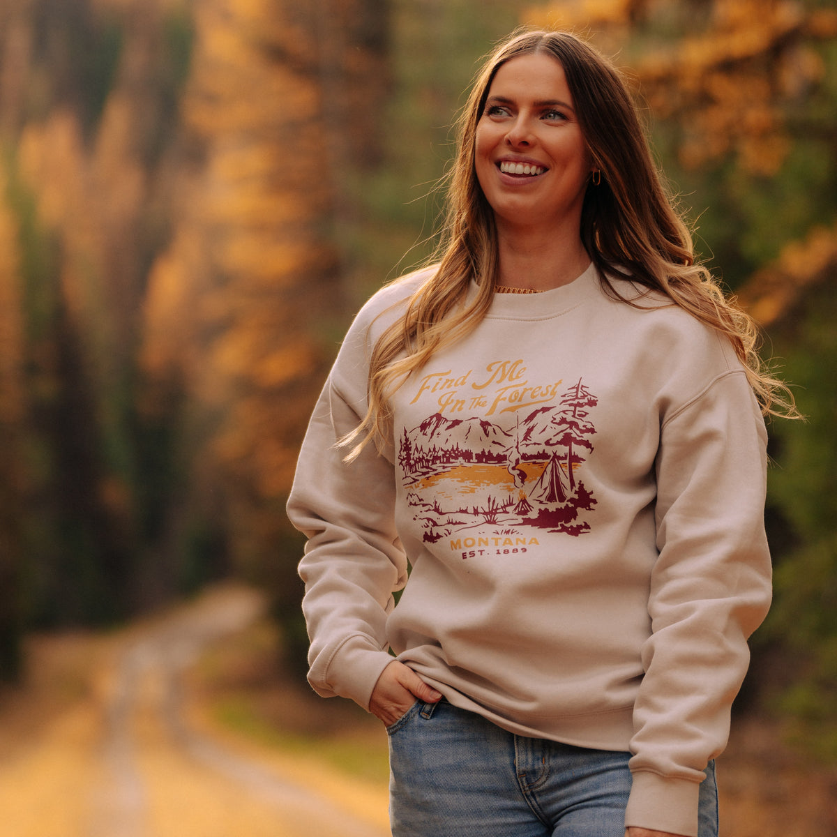 Find Me in the Forest Crewneck Sweater