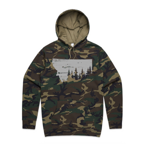 Alpine Forest Camo Heavyweight Hoodie - MONTANA SHIRT CO.