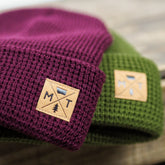 MT Logo Waffle Beanie - MONTANA SHIRT CO.