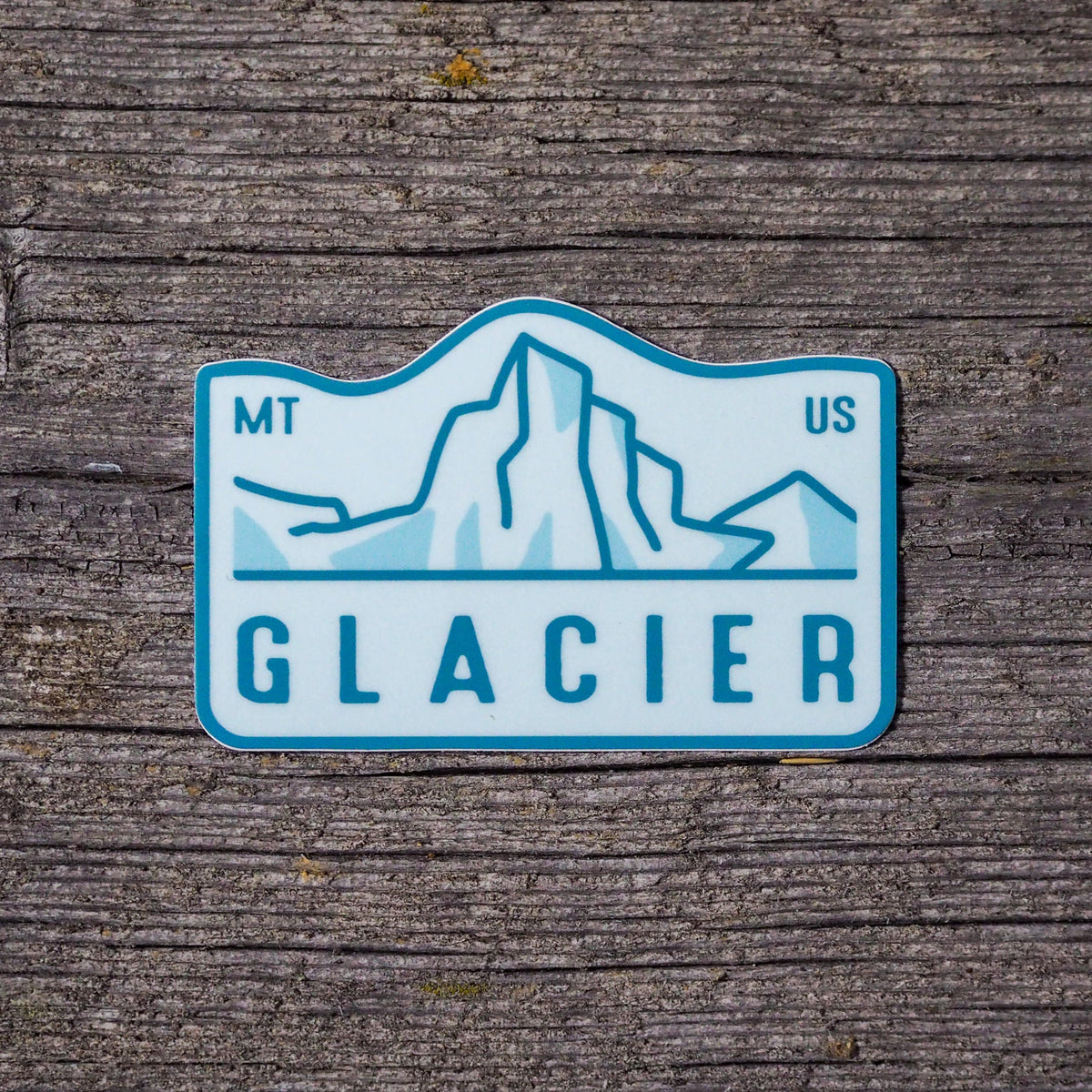 Iceberg Glacier National Park Sticker - MONTANA SHIRT CO.