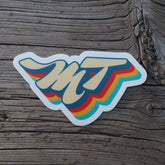 Retro Montana Stickers - MONTANA SHIRT CO.