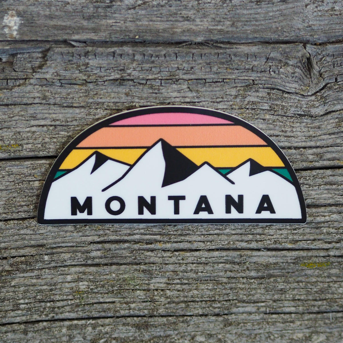Sunset Crescent Sticker - MONTANA SHIRT CO.